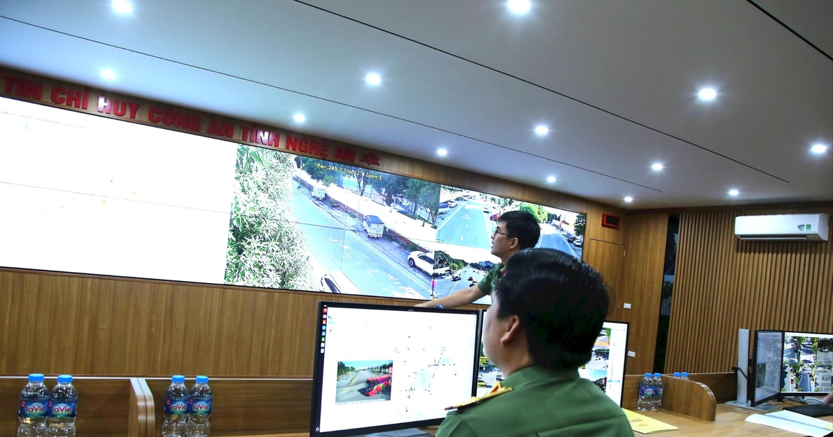 Công an Nghệ An lắp hơn 600 camera phạt nguội ở thành phố Vinh