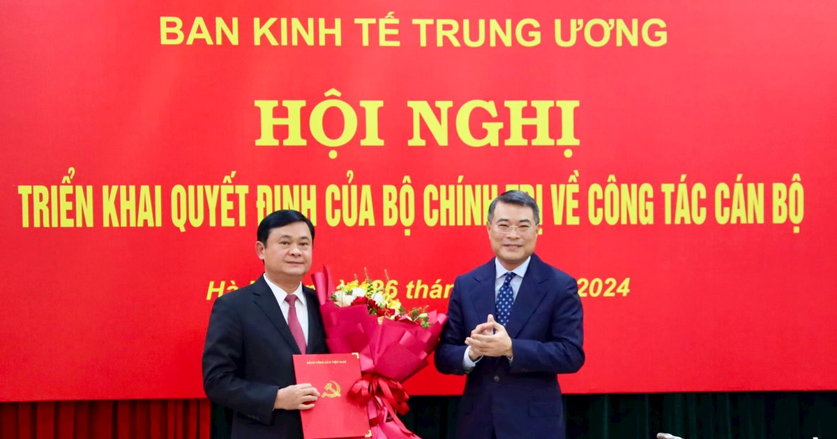 Điều động, phân công, bổ nhiệm Bí thư Tỉnh ủy Nghệ An Thái Thanh Quý giữ chức Phó Trưởng ban Kinh tế Trung ương