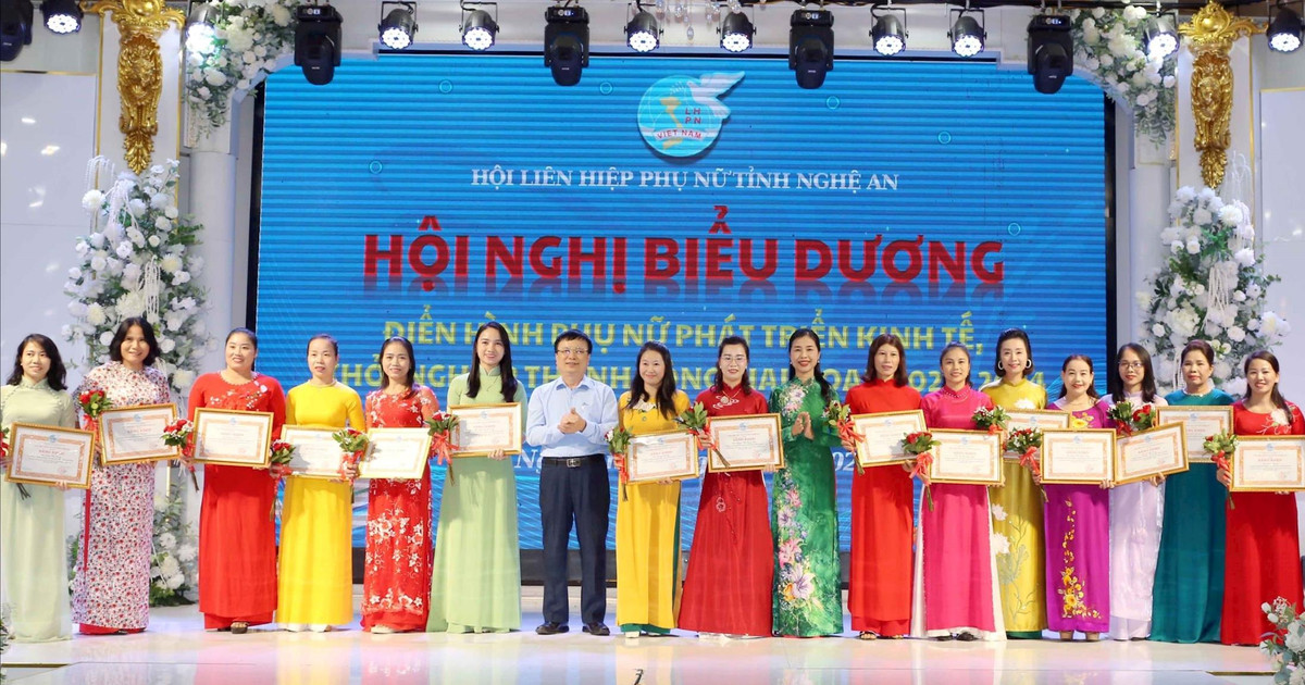 Nghệ An tuyên dương điển hình phụ nữ phát triển kinh tế, khởi nghiệp thành công giai đoạn 2021 - 2024