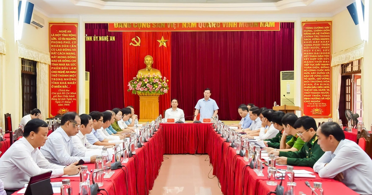 Đoàn công tác của Trung ương làm việc với tỉnh Nghệ An về tình hình thực hiện công tác dân tộc