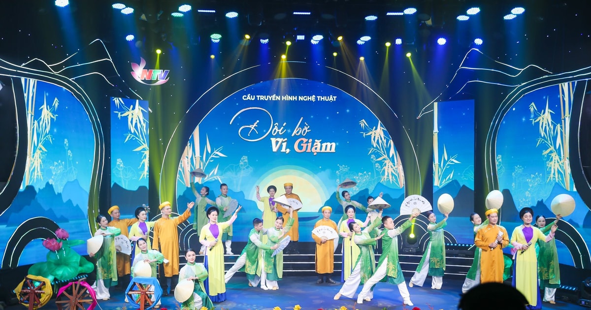 Lắng đọng chương trình cầu truyền hình “Đôi bờ ví, giặm”