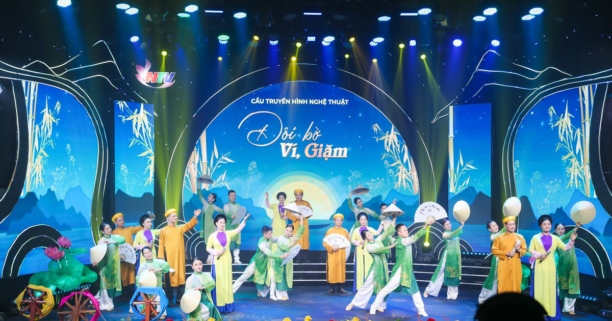 Lắng đọng chương trình cầu truyền hình “Đôi bờ ví, giặm”