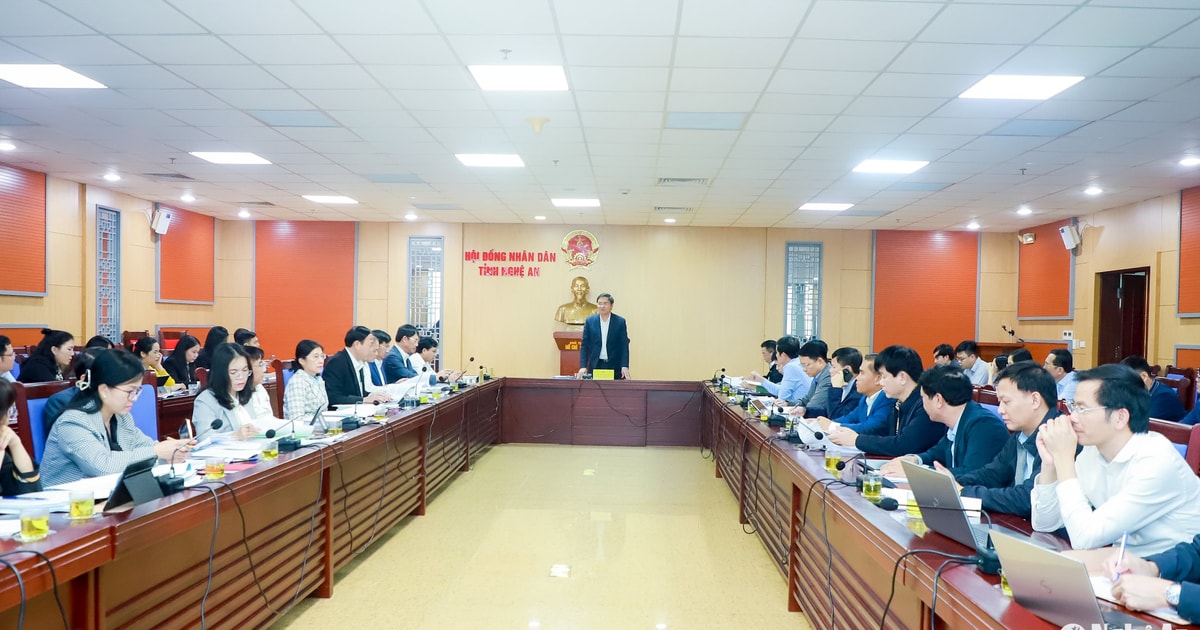 Thường trực HĐND tỉnh Nghệ An thẩm tra các báo cáo, dự thảo nghị quyết trình Kỳ họp 25