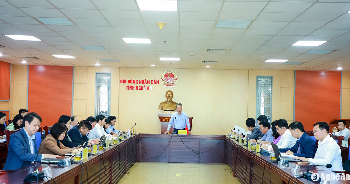 Thường trực HĐND tỉnh Nghệ An tổ chức phiên họp thường kỳ tháng 11/2024