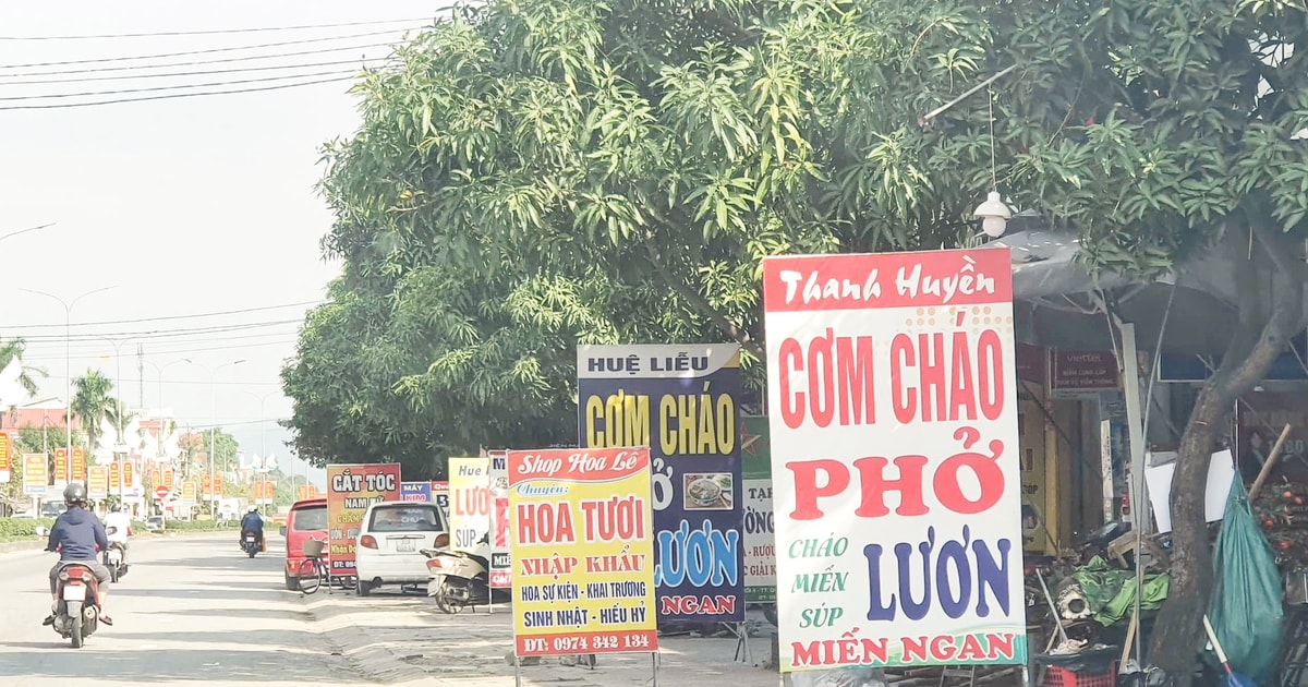 Nhiều vi phạm trong hoạt động quảng cáo ngoài trời ở Nghệ An