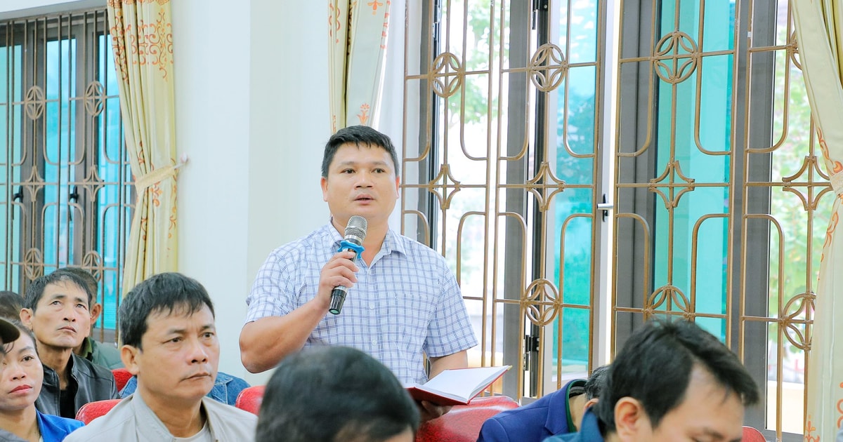 Đại biểu Quốc hội tiếp xúc cử tri thị xã Thái Hòa