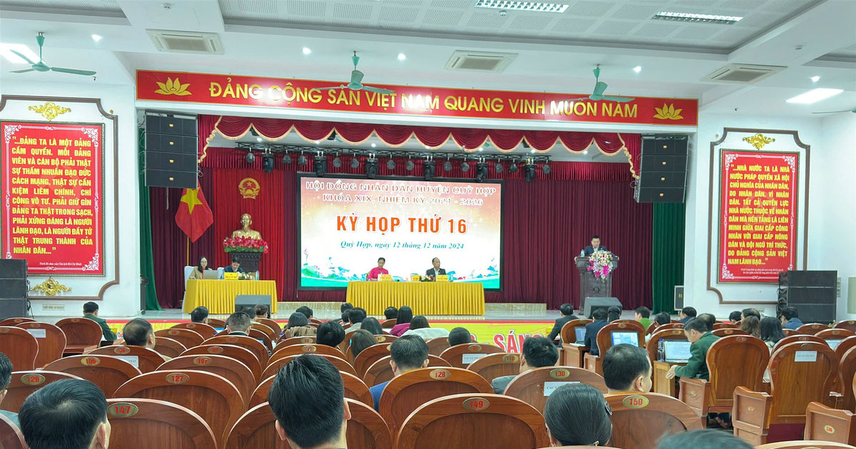 Phó Chủ tịch HĐND tỉnh Nguyễn Như Khôi dự kỳ họp thứ 16 HĐND huyện Quỳ Hợp