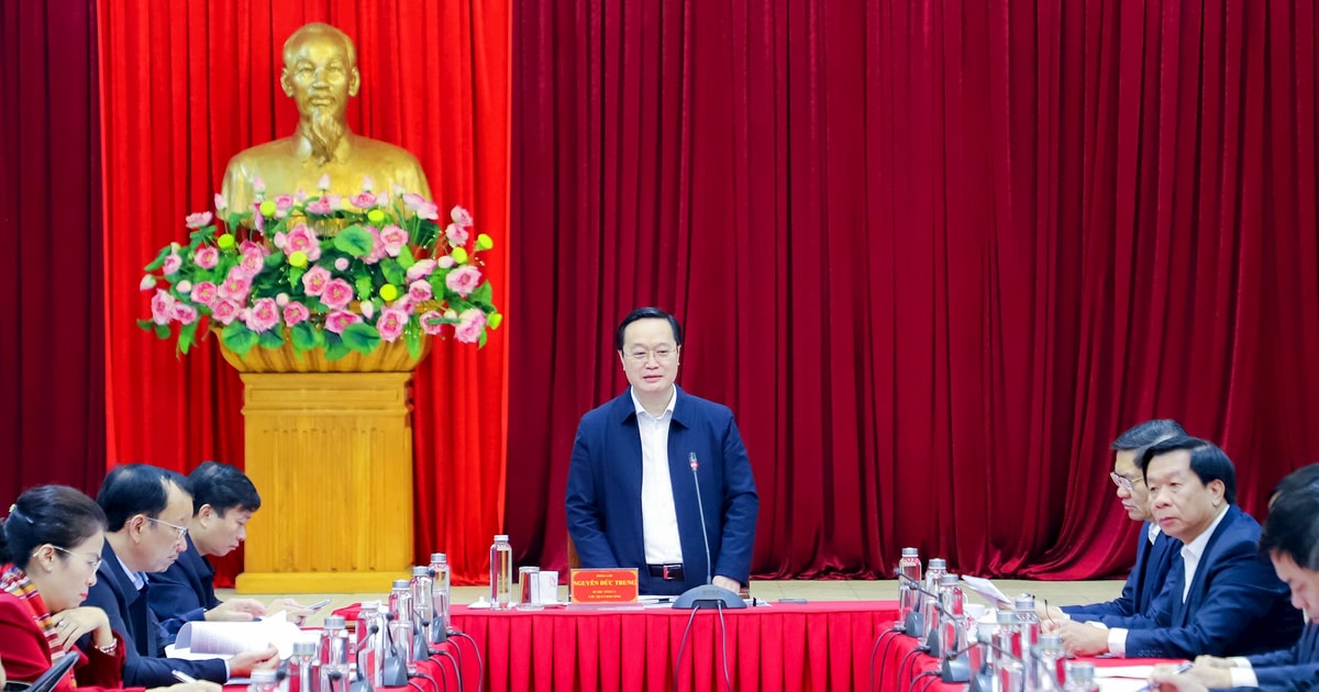 Nghệ An thông qua kế hoạch định hướng sắp xếp, tinh gọn tổ chức bộ máy