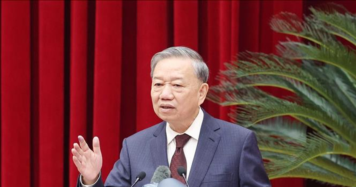 Tổng Bí thư Tô Lâm dự Hội nghị toàn quốc tổng kết công tác tổ chức xây dựng Đảng năm 2024, triển khai nhiệm vụ năm 2025