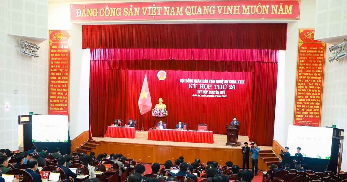 HĐND tỉnh Nghệ An tổ chức kỳ họp chuyên đề thực hiện công tác nhân sự