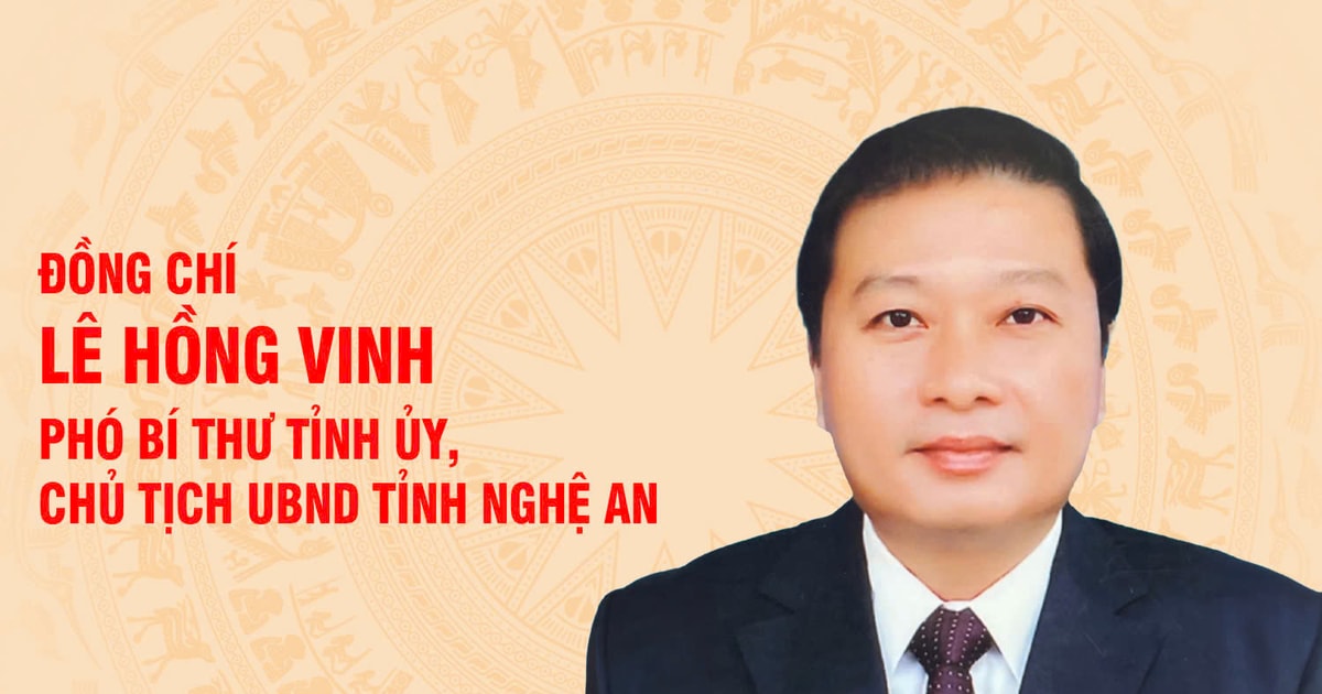 Infographics: Chân dung Chủ tịch UBND tỉnh Nghệ An Lê Hồng Vinh