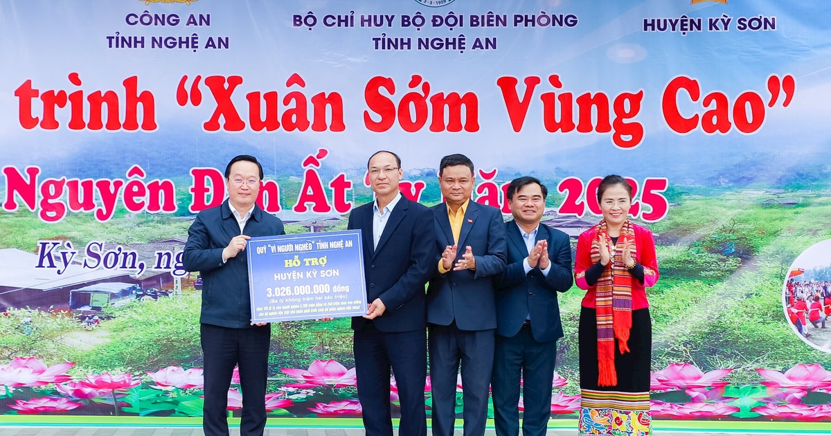 Ấm áp, ý nghĩa Chương trình 'Xuân sớm vùng cao' đón Tết Nguyên đán Ất Tỵ 2025 ở Nghệ An