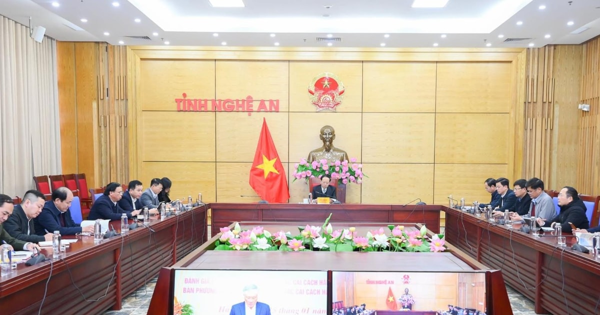 Nghệ An xác định cải cách thủ tục hành chính là nhiệm vụ trọng tâm, xuyên suốt