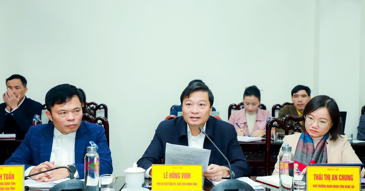 Chủ tịch UBND tỉnh Nghệ An Lê Hồng Vinh tiếp công dân phiên định kỳ tháng 1/2025