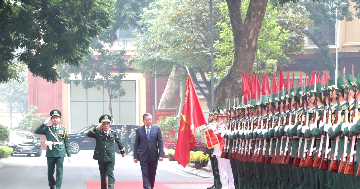 Tổng Bí thư Tô Lâm thăm và làm việc tại Bộ Tư lệnh Bộ đội Biên phòng