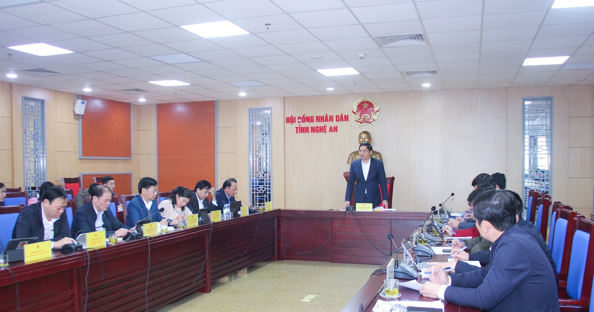 Thường trực Hội đồng Nhân dân tỉnh họp phiên thường kỳ tháng 2