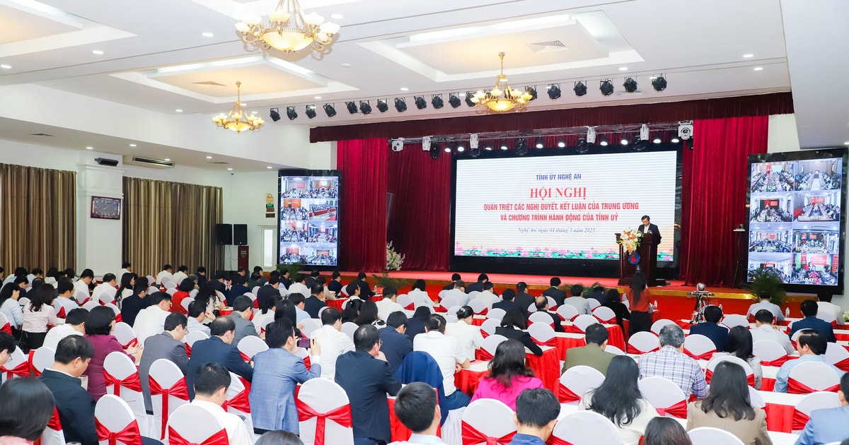 Nghệ An quán triệt các nghị quyết, kết luận của Trung ương về sắp xếp tổ chức bộ máy