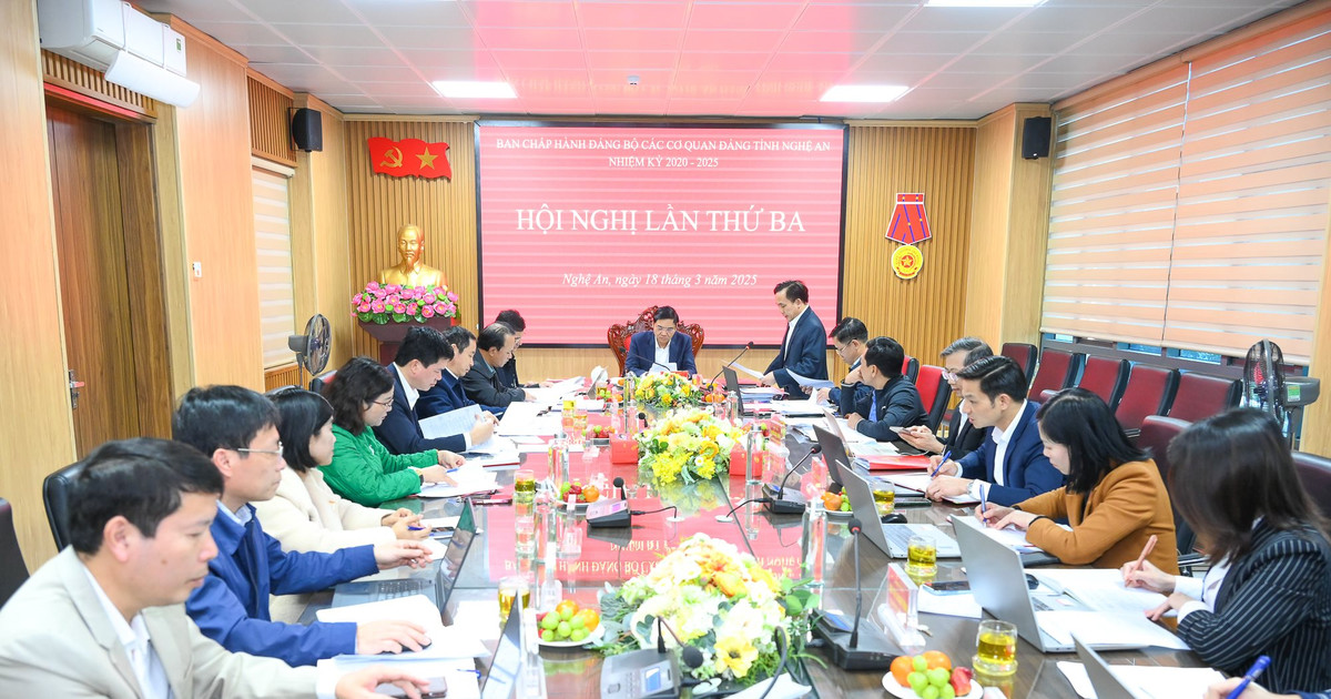 Hội nghị lần thứ III Ban chấp hành Đảng bộ các cơ quan Đảng tỉnh Nghệ An