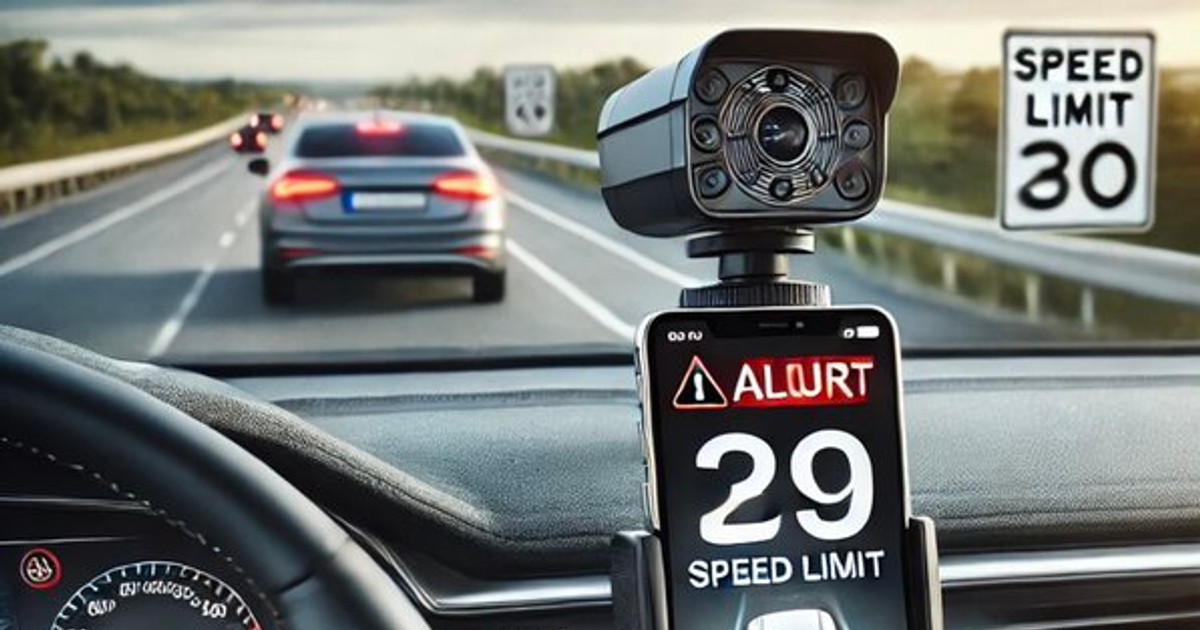 Speeding alert apps help drivers avoid fines.