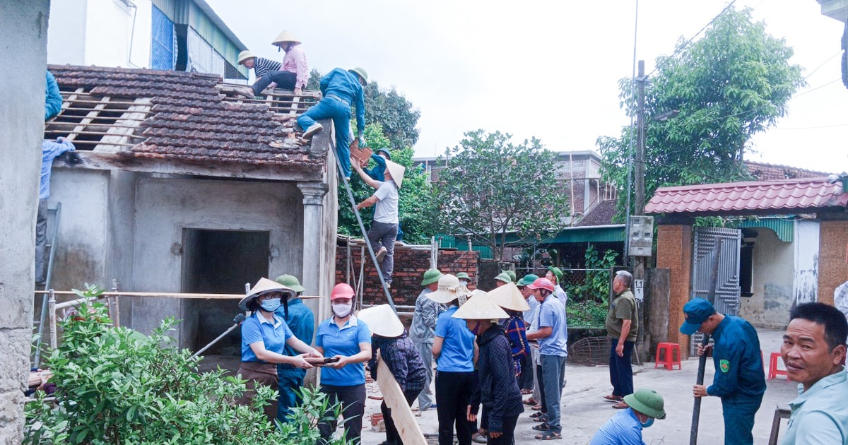 Trong 7 ngày, Nghệ An khởi công 1.624 căn nhà và hoàn thành, bàn giao 523 nhà ở cho người nghèo