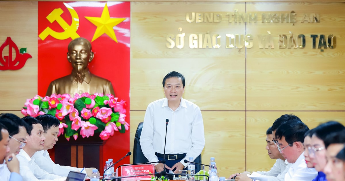 Chủ tịch UBND tỉnh: Ngành Giáo dục chủ động phương án sắp xếp, quản lý khi bỏ cấp huyện