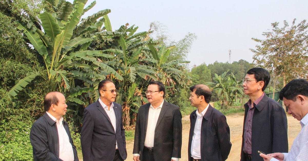 Phó Chủ tịch UBND tỉnh Phùng Thành Vinh định hướng sắp xếp đơn vị hành chính xã tại huyện Con Cuông