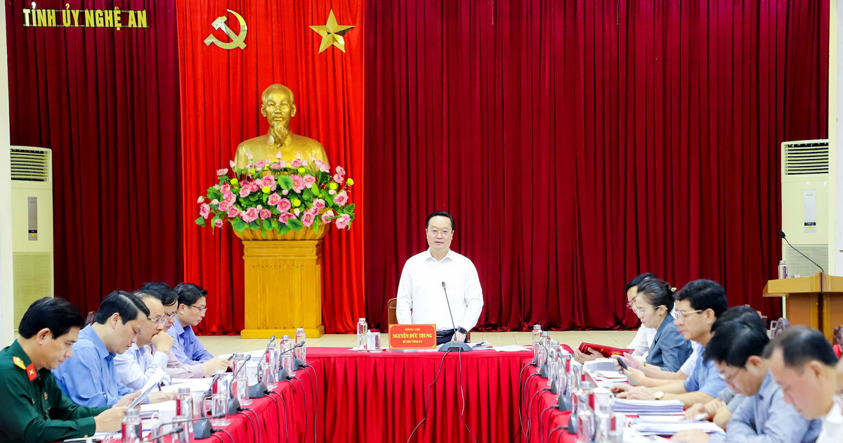 Ban Thường vụ Tỉnh ủy thông qua Đề án hợp nhất Báo Nghệ An và Đài Phát thanh - Truyền hình Nghệ An