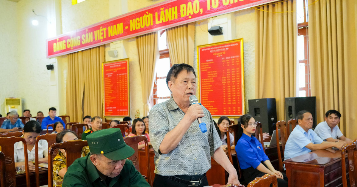 Cử tri huyện Anh Sơn đề xuất nhiều vấn đề liên quan sắp xếp đơn vị hành chính