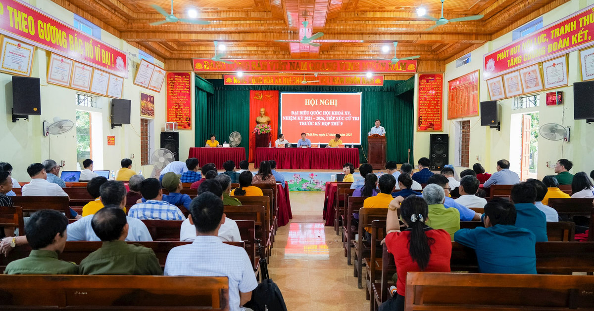 Cử tri huyện Đô Lương kiến nghị nhiều nội dung với đại biểu Quốc hội đoàn Nghệ An