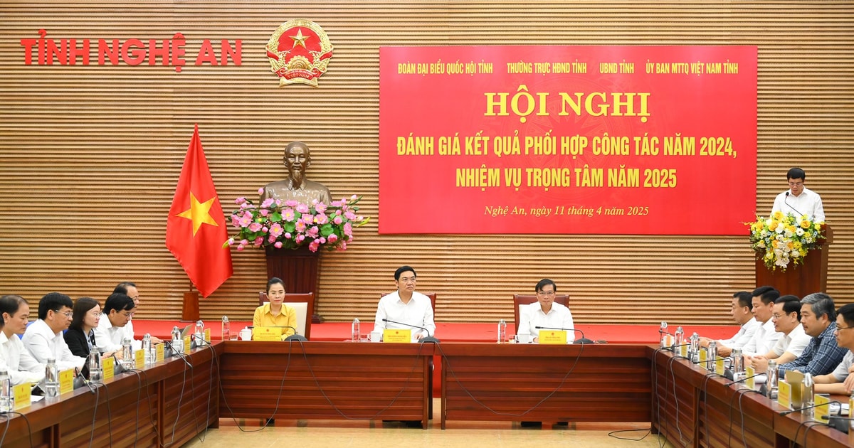 Nghệ An: Tiếp tục phối hợp chặt chẽ, linh hoạt giữa Đoàn ĐBQH tỉnh, Thường trực HĐND, UBND, Ủy ban MTTQ Việt Nam tỉnh