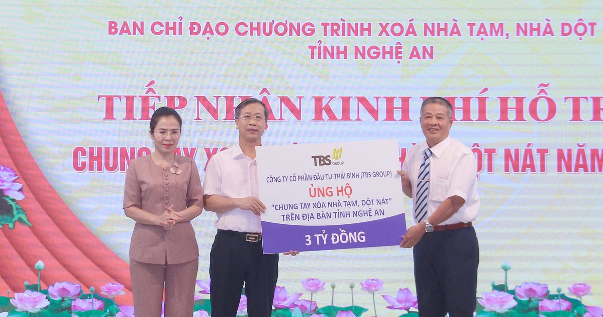 Nghệ An tiếp nhận hỗ trợ xây 100 căn nhà cho người khó khăn về nhà ở từ doanh nghiệp tỉnh Bình Dương