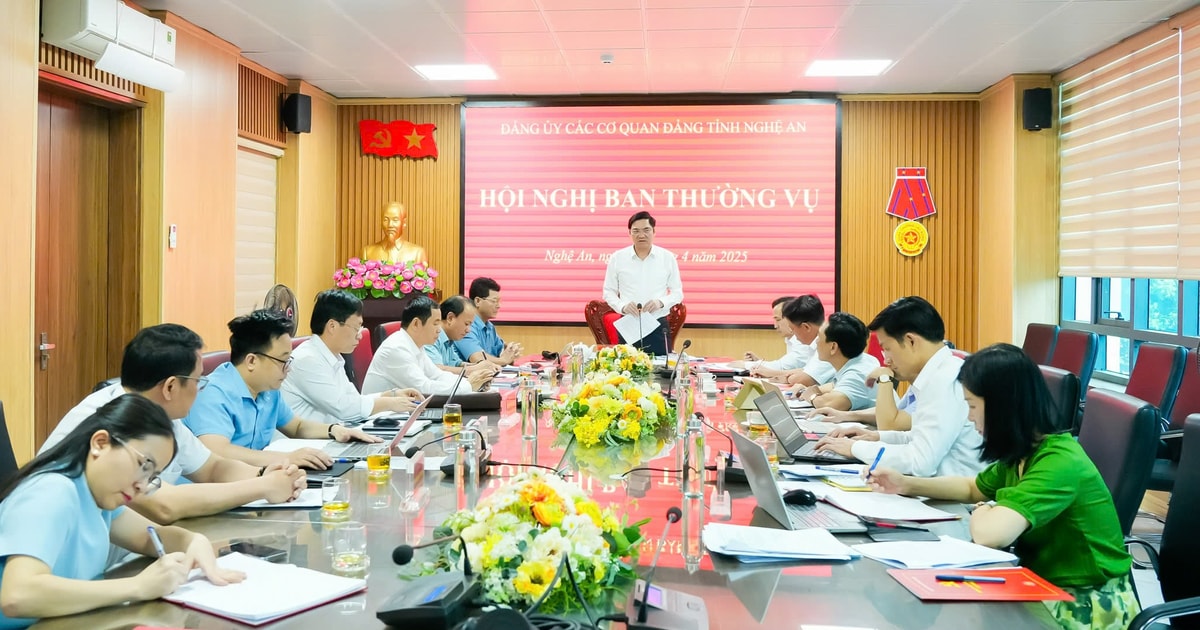 Chuẩn bị tốt các điều kiện tổ chức Đại hội đại biểu Đảng bộ Các cơ quan Đảng tỉnh Nghệ An lần thứ I, nhiệm kỳ 2025 - 2030