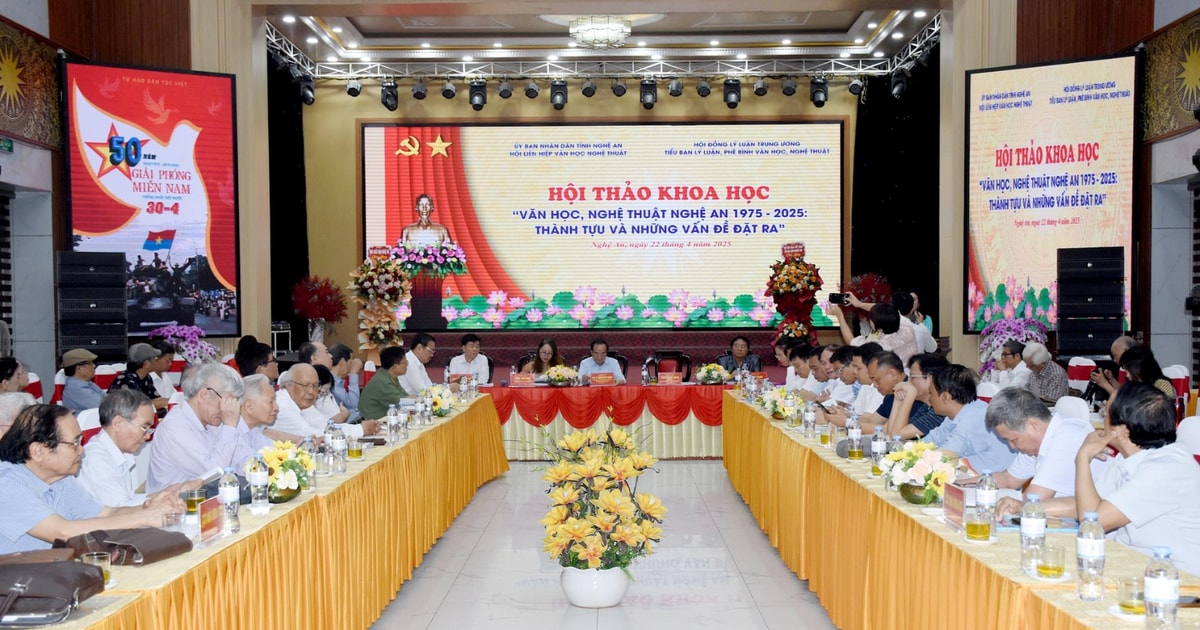 Hội thảo ‘Văn học, nghệ thuật Nghệ An 1975 – 2025: Thành tựu và những vấn đề đặt ra’