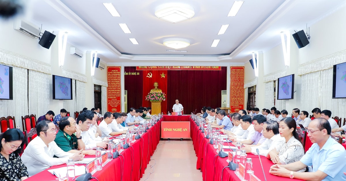 Kết luận của Ban Chấp hành Đảng bộ tỉnh Nghệ An về Đề án sắp xếp, tổ chức lại đơn vị hành chính cấp xã