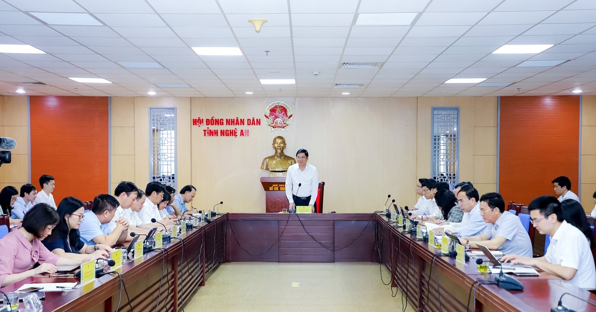 Thường trực HĐND tỉnh Nghệ An họp phiên thường kỳ tháng 4/2025