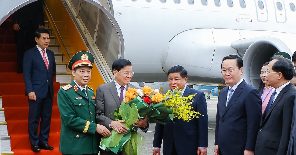 Tổng Bí thư, Chủ tịch nước Lào thăm Quân khu 4