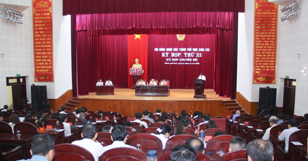 HĐND thành phố Vinh quyết nghị thống nhất tên gọi 6 phường mới sau sáp nhập