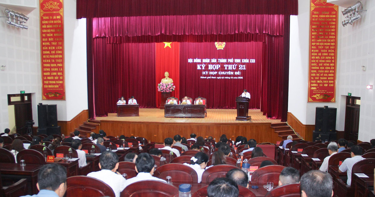 HĐND thành phố Vinh quyết nghị thống nhất tên gọi 6 phường mới sau sáp nhập
