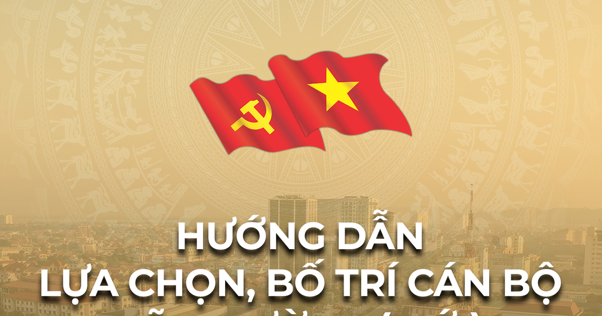 Infographic: Hướng dẫn lựa chọn, bố trí cán bộ xã, phường (mới)