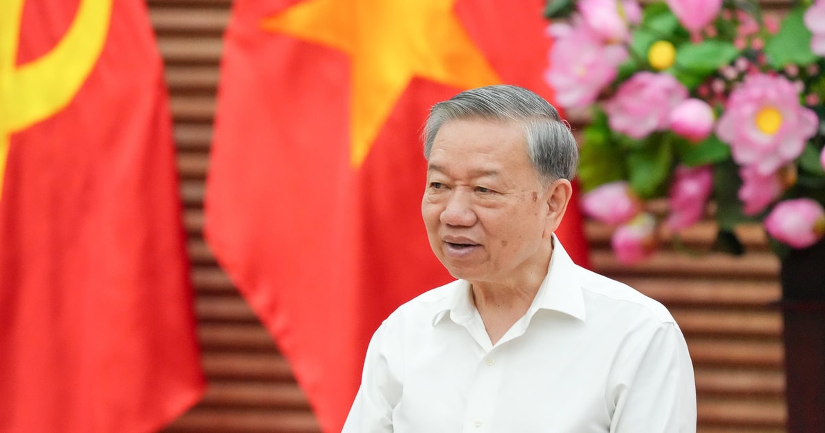 Tổng Bí thư Tô Lâm làm việc với Ban Thường vụ Tỉnh ủy Nghệ An