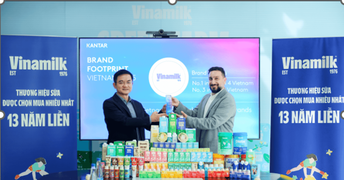 Vinamilk ranks among the Top 10 most purchased milk brands in Vietnam.