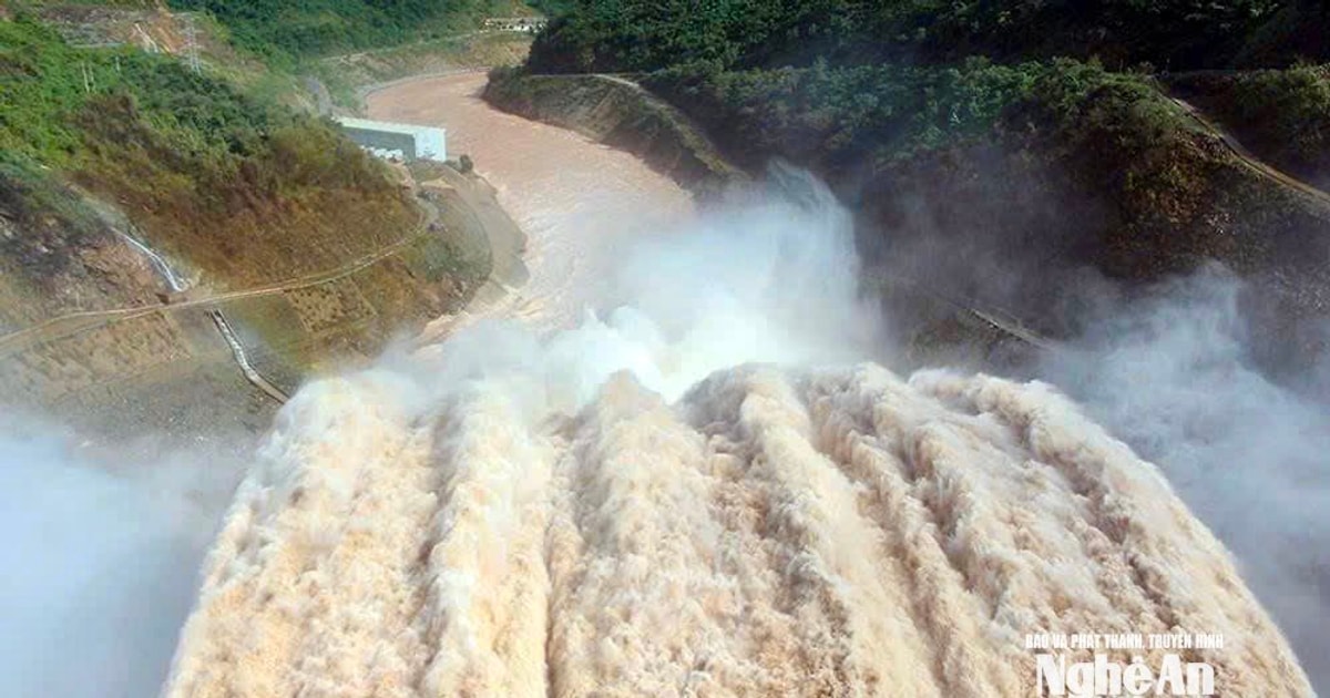 Từ 15 giờ 30 phút chiều nay (23/8), Công ty Thủy điện Bản Vẽ vận hành xả lũ cho vùng hạ du