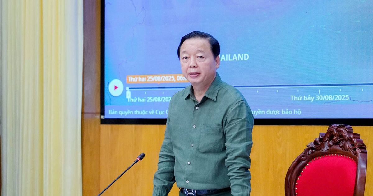 Phó Thủ tướng Trần Hồng Hà trực tiếp chỉ huy ứng phó bão số 5 tại Sở Chỉ huy tiền phương ở Nghệ An