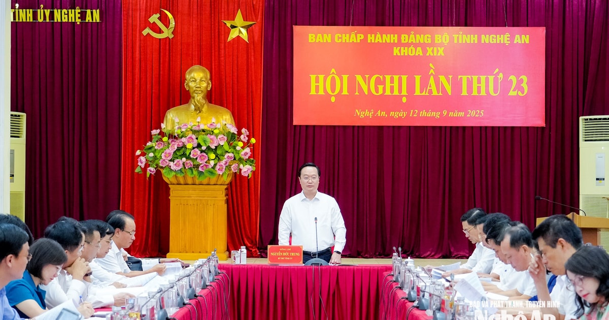 Ban Chấp hành Đảng bộ tỉnh thống nhất các nội dung, văn kiện trình Đại hội đại biểu Đảng bộ tỉnh lần thứ XX, nhiệm kỳ 2025 - 2030