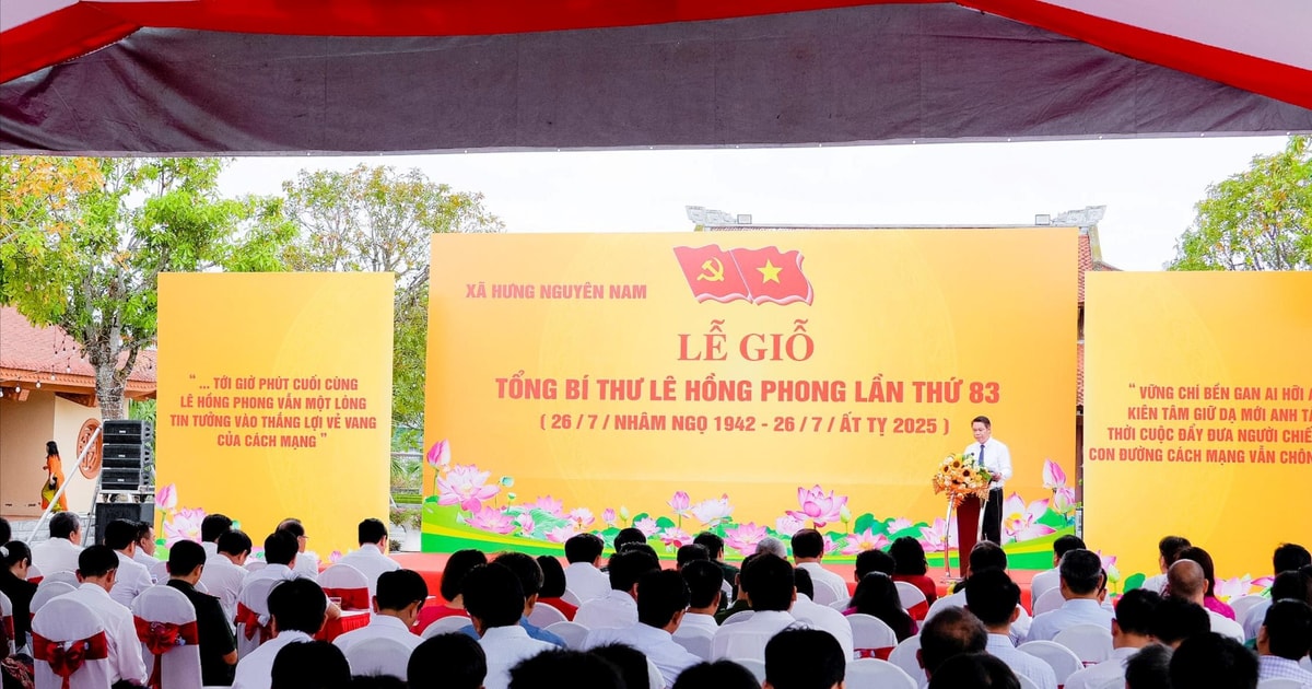 Trang trọng Lễ giỗ lần thứ 83 của Tổng Bí thư Lê Hồng Phong