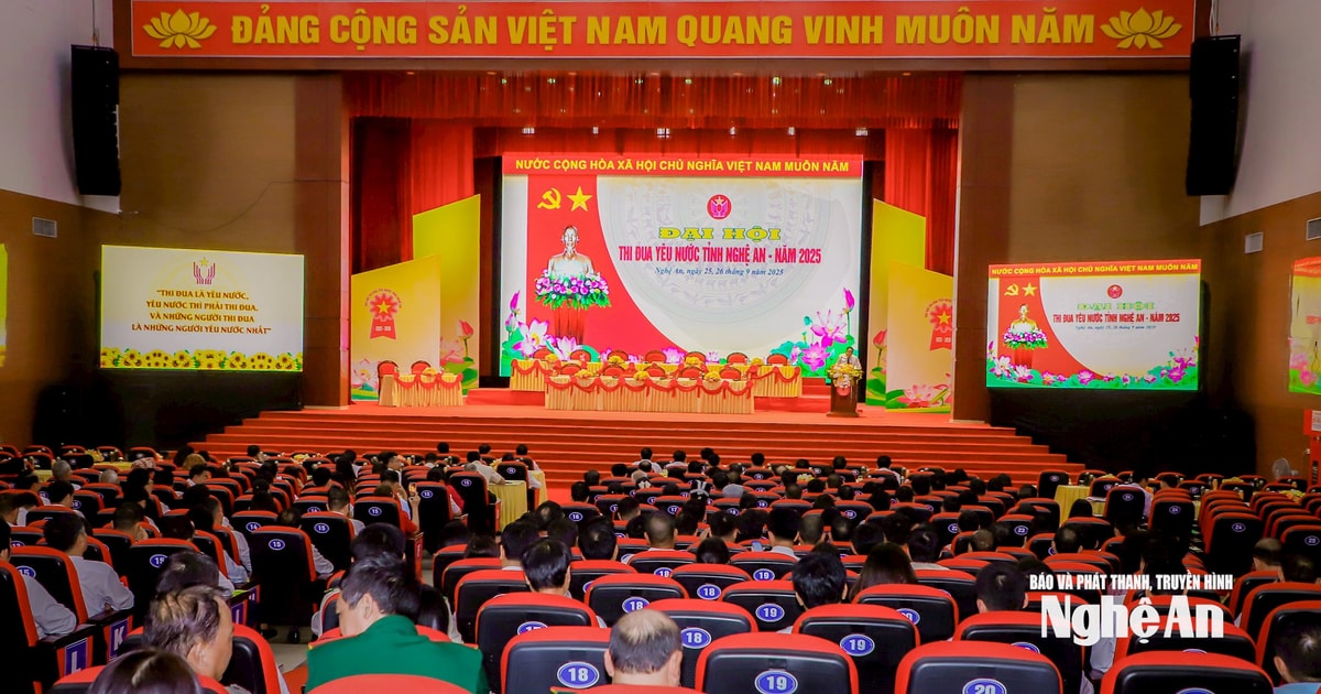 Đại hội Thi đua yêu nước tỉnh Nghệ An năm 2025 tiến hành phiên trù bị