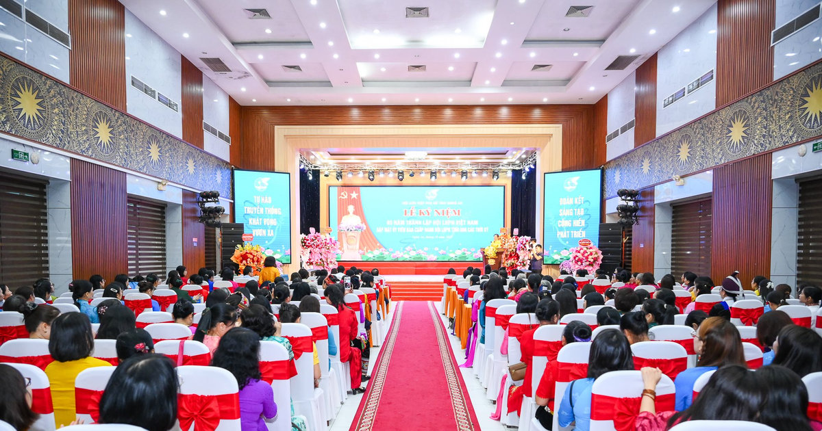 Tỉnh Nghệ An tổ chức kỷ niệm 95 năm Ngày thành lập Hội Liên hiệp phụ nữ Việt Nam