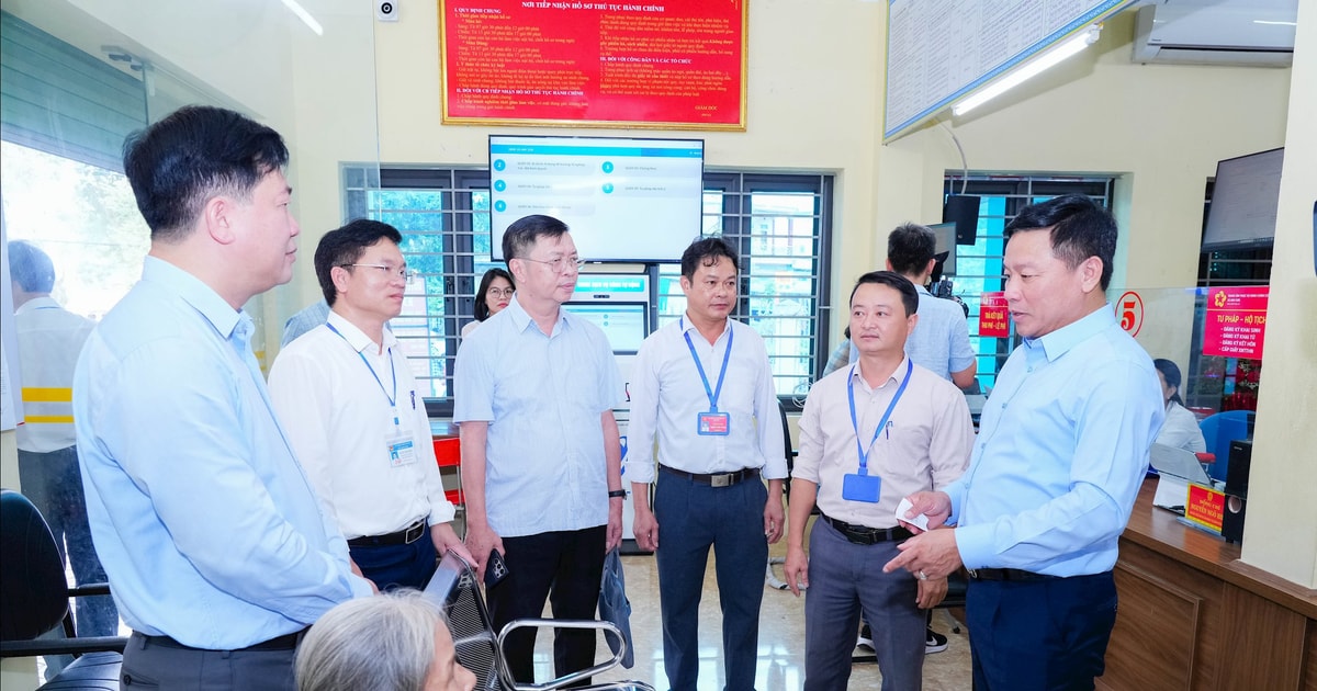 Phó Chủ tịch UBND tỉnh Nghệ An Hoàng Phú Hiền kiểm tra vận hành chính quyền địa phương 2 cấp tại các địa phương