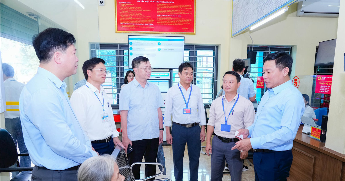 Phó Chủ tịch UBND tỉnh Nghệ An Hoàng Phú Hiền kiểm tra vận hành chính quyền địa phương 2 cấp tại các địa phương