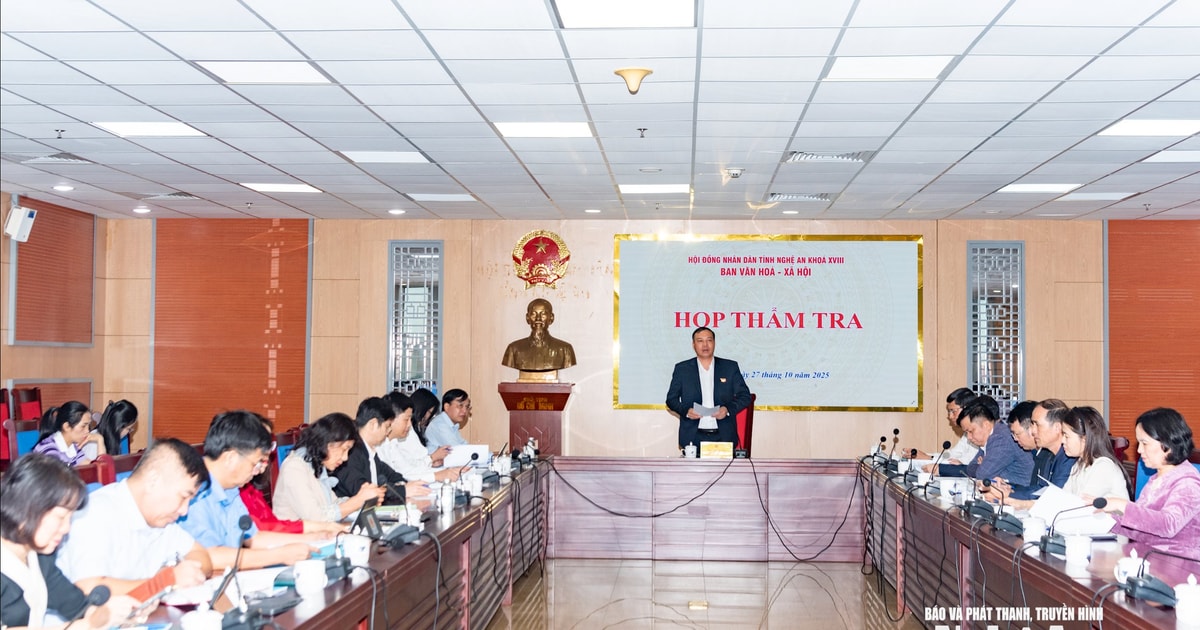 Ban Văn hóa - Xã hội HĐND tỉnh Nghệ An thẩm tra chính sách bảo trợ xã hội
